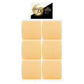 Hair Fx Magic Grip Velcro Rollers 6pc 63mm Yellow