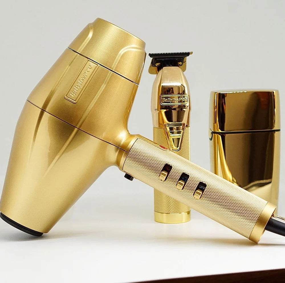 Babylisspro Goldfx Bundle Trimmer/shaver/hair Dryer