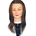 Deyaz Professional Mannequin 15 Inch 100PER Human Hair Brown Diane