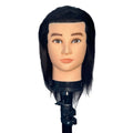 Deyaz Professional Mannequin 8 Inch 100PER Human Hair Black Karl