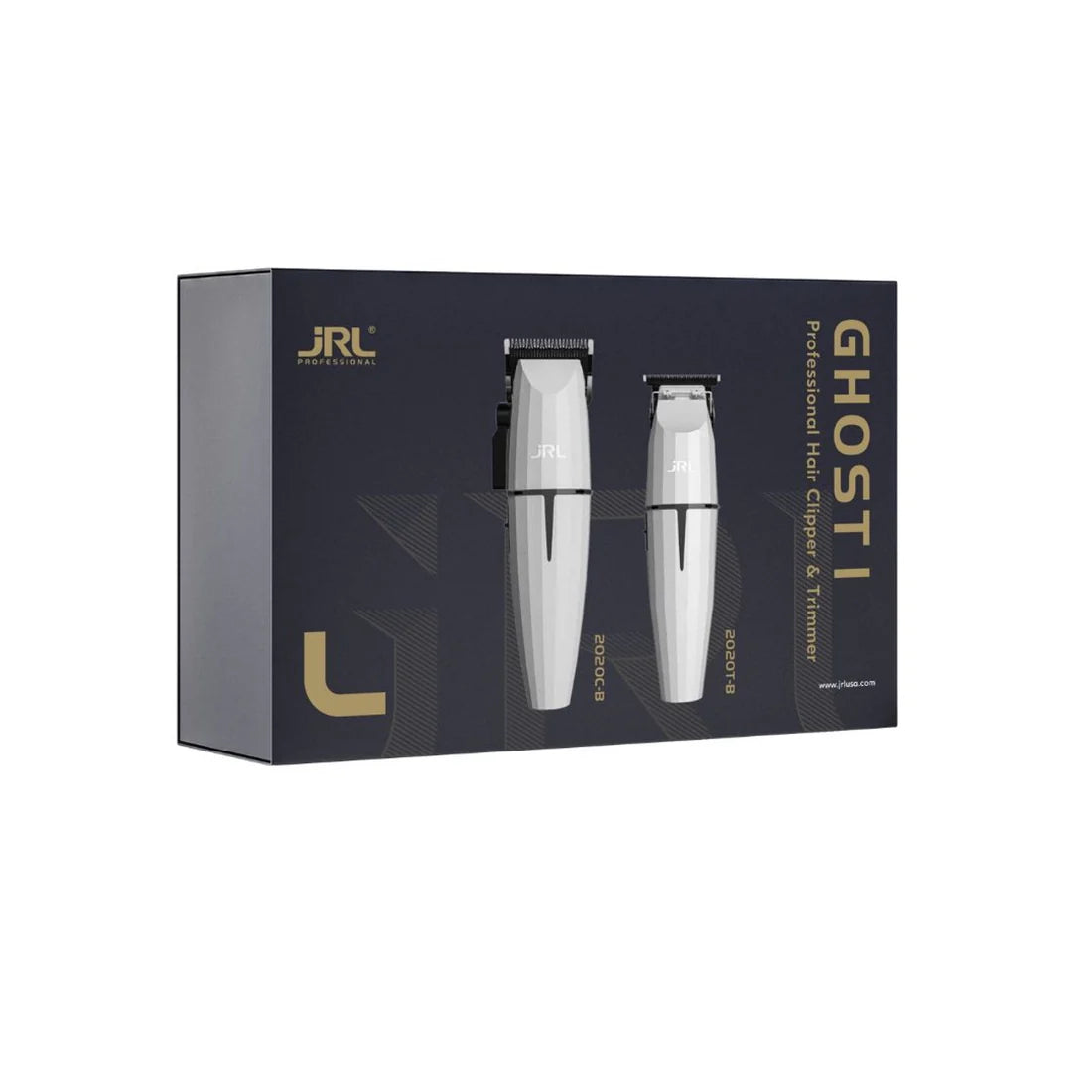 Jrl Onyx White Ghost I Professional Clipper And Trimmer Duo Kit