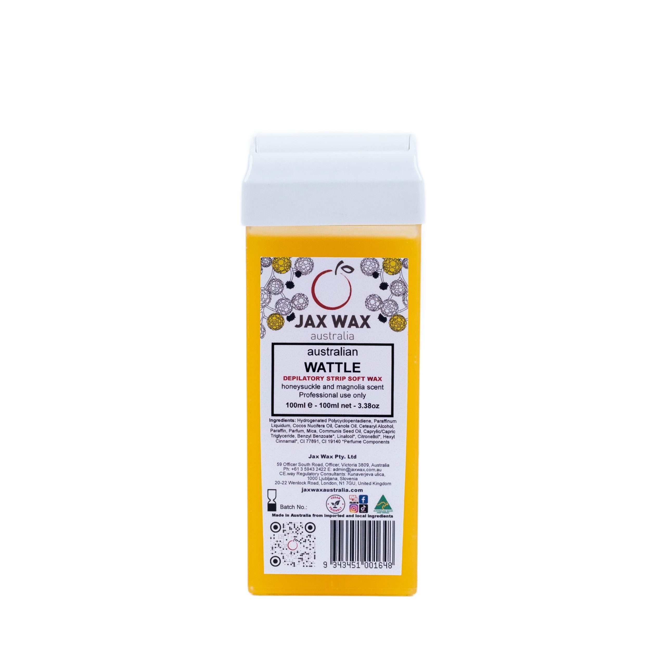 JAX WAX WATTLE deppilatory strip soft wax 100ml