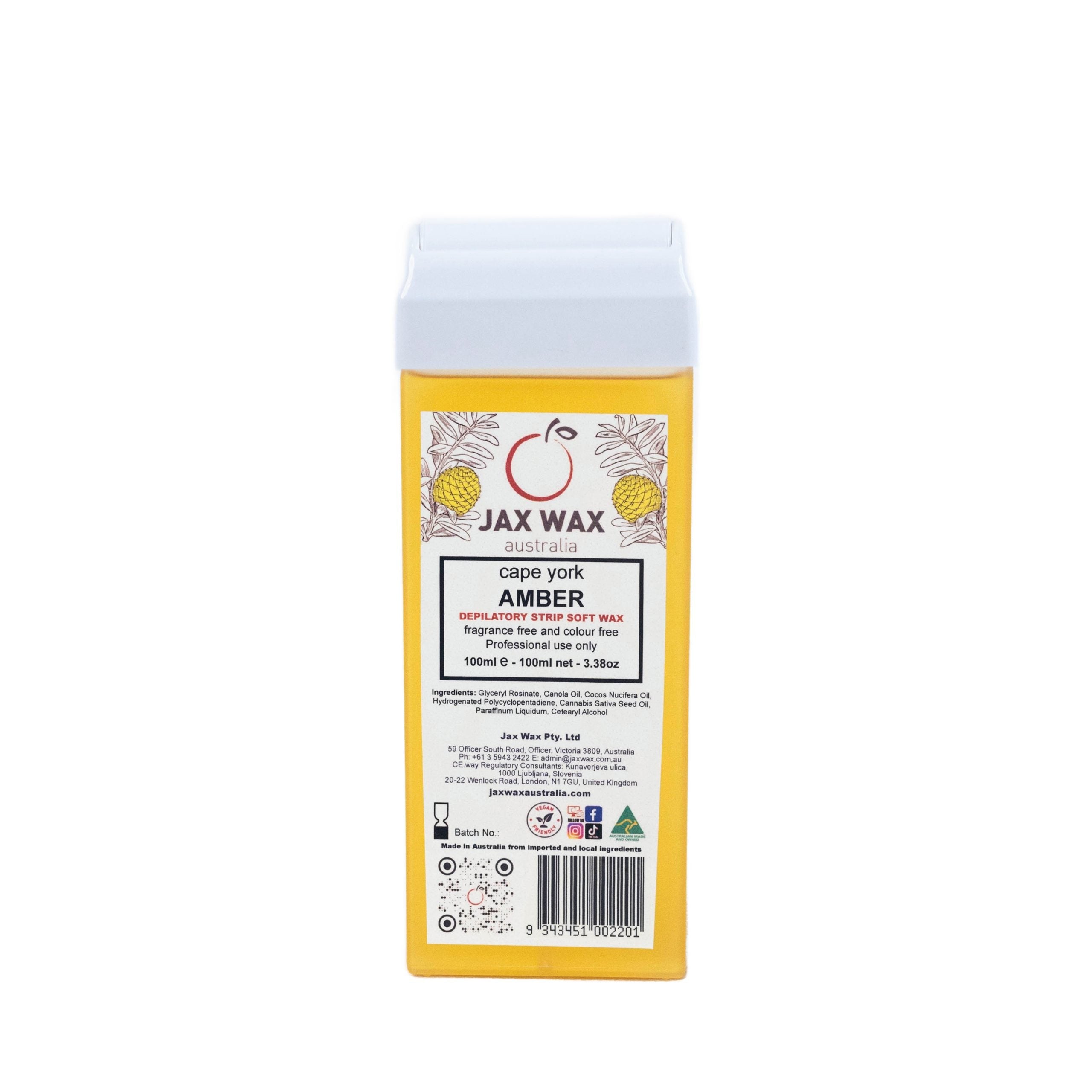 JAX WAX AMBER deppilatory strip soft wax 100ml