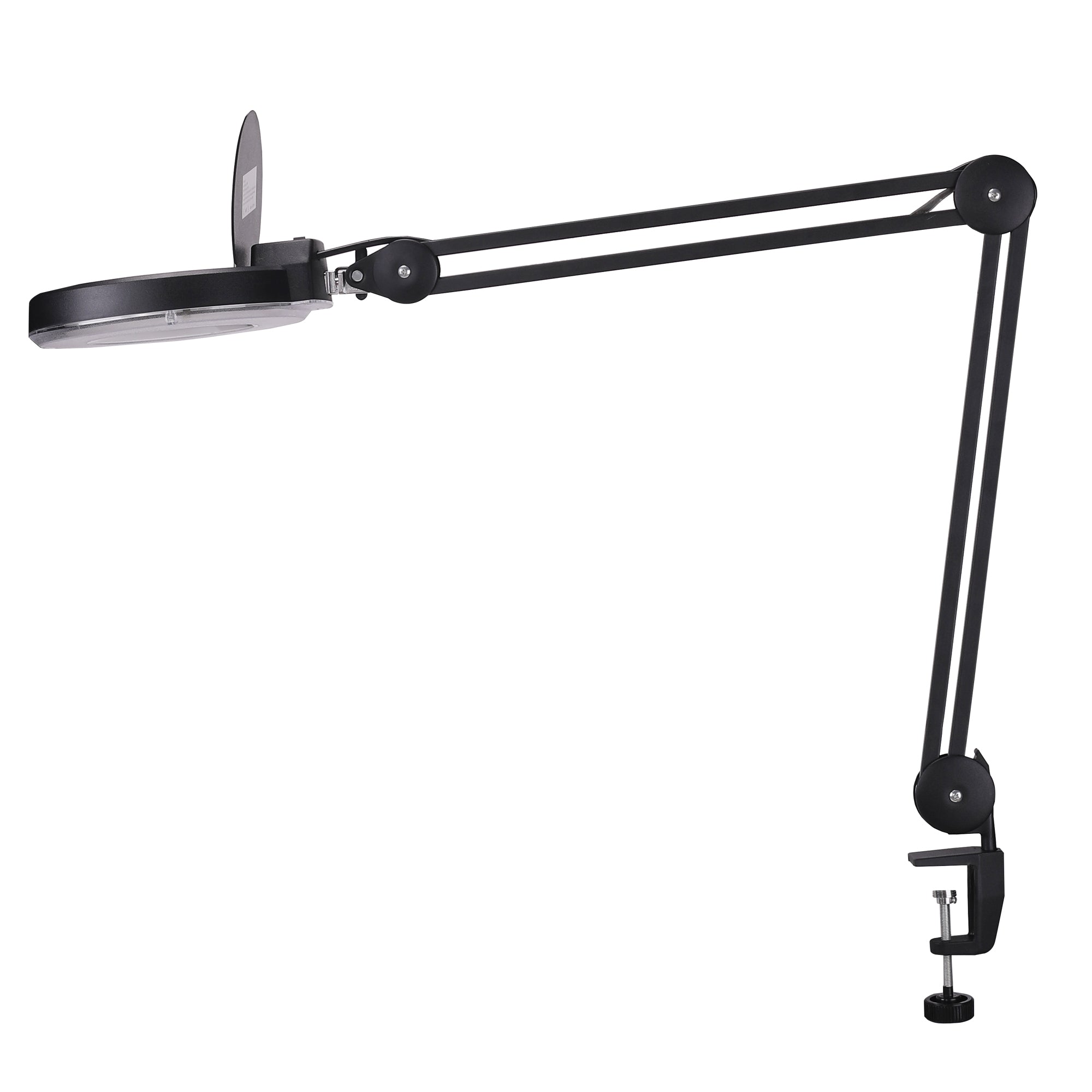 Karma Led Magnifying Lamp Black With Stand And Clamp 01040100