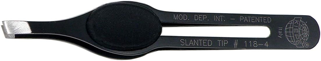 Kiepe Ergo Tech Evolution Slant Tweezer with Rubber Finger Pad