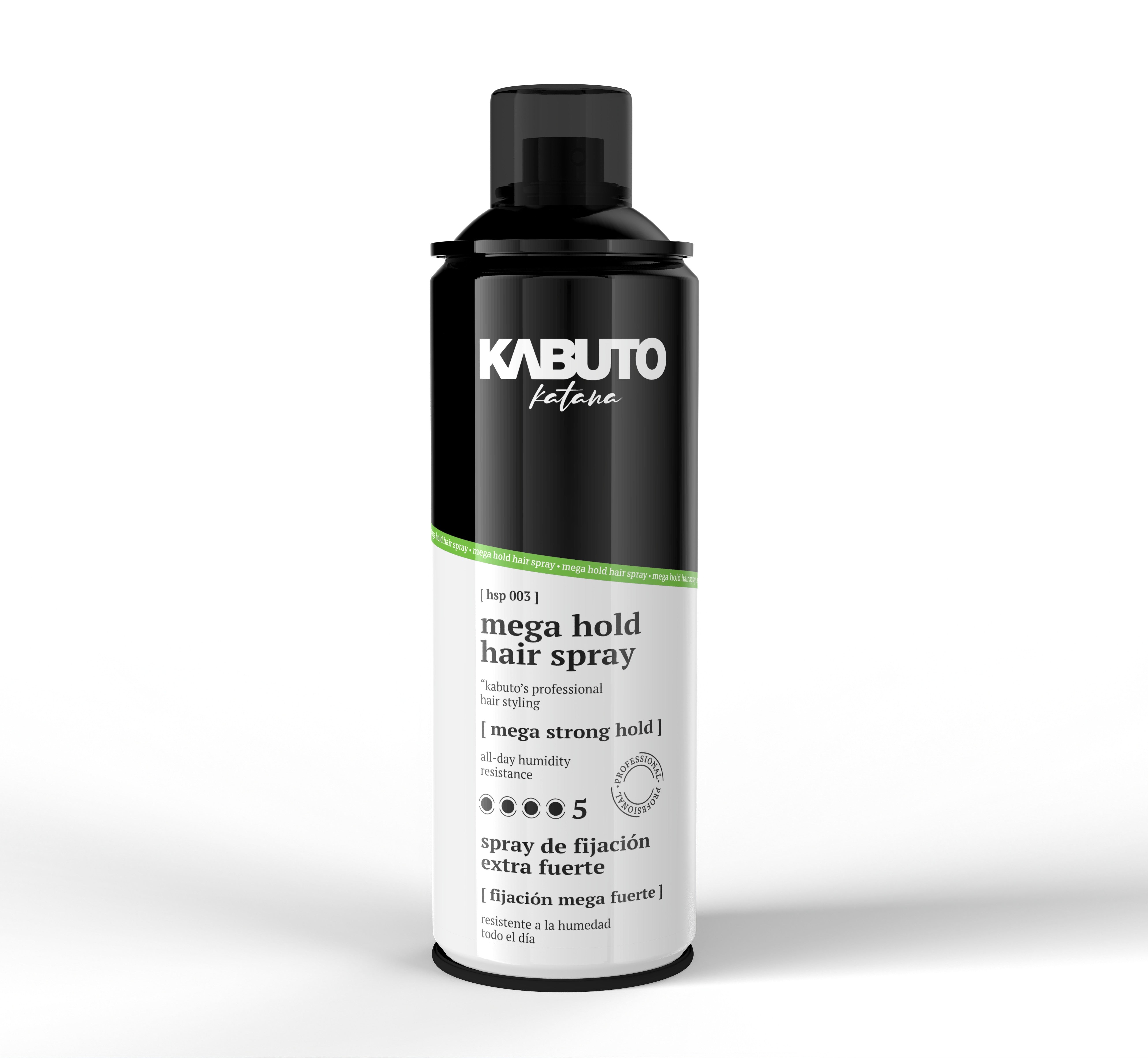 Kabuto Katana Mega Hold Hair Spray – 500ml