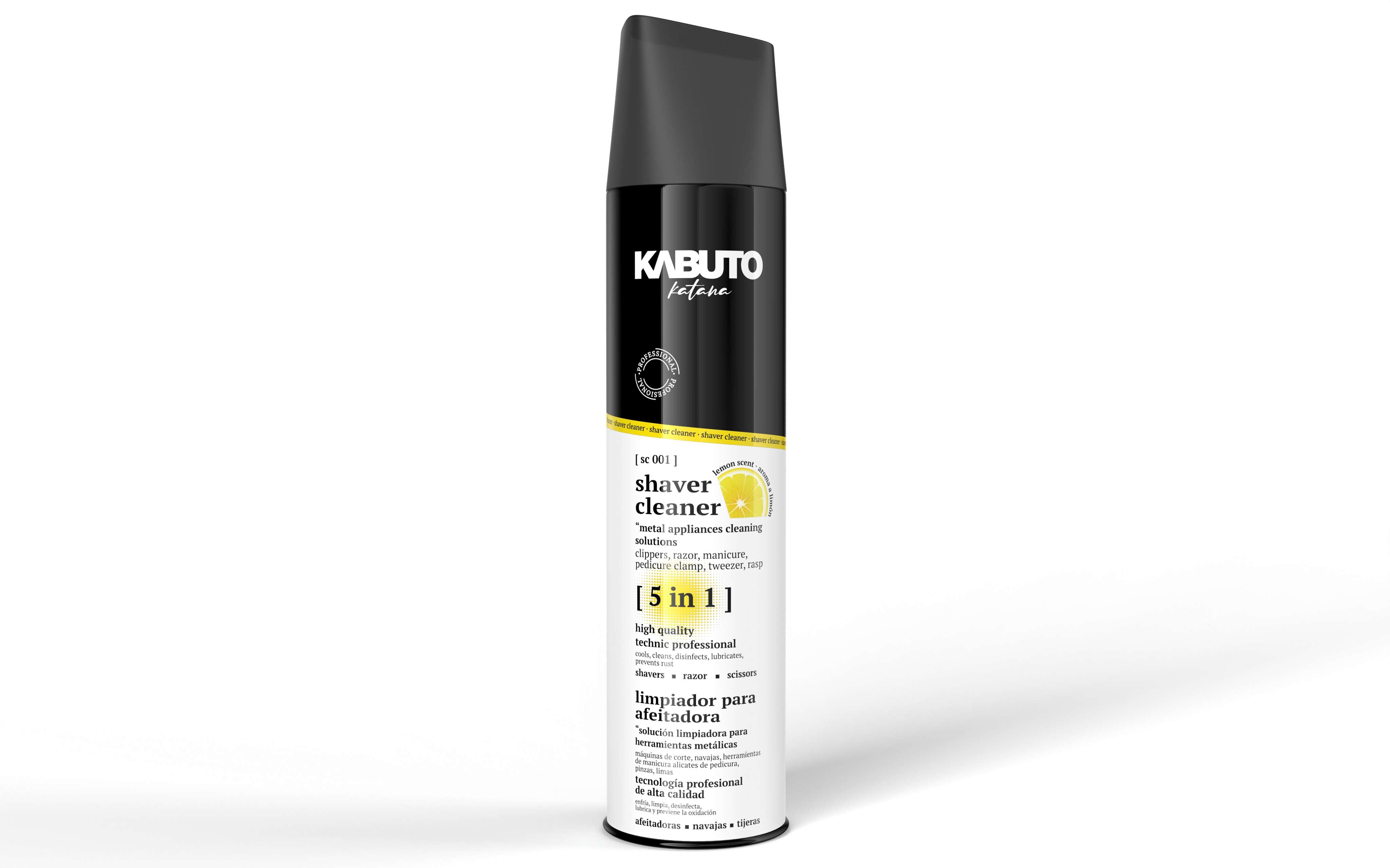 KABUTO SHAVER CLEANER 5 IN 1 LEMON ( SC 001 ) 400 ML