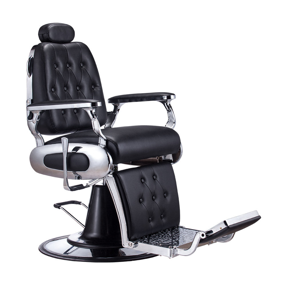 Karma Airlie Beach Barber Chair 04050102 - Black And Chrome