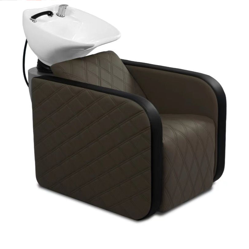 Karma Complete Shampoo Unit Clunes Manual Brown With White Standard Basin 0315162204mp