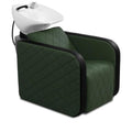 Karma Complete Shampoo Unit Clunes Electric Green With Pattern And White Standard Basin 0315172204ep