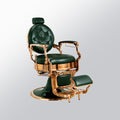 Mirplay Kirk GRS MS Formula Barber Chair with rose golden frame