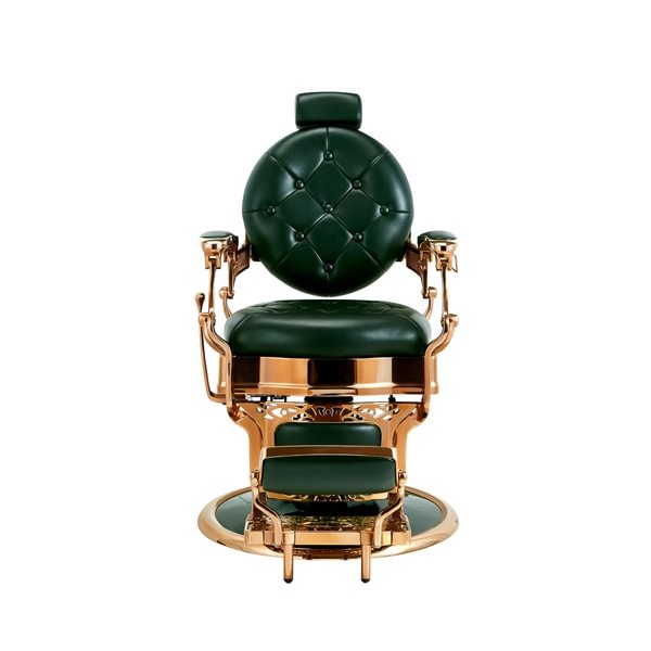 Mirplay MS Formula Kirk Barber Chair – Green & Rose Gold (GRS)