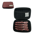 TUFT T-REX Crocodile Hair Clip with Eva Bag 4pk Maroon