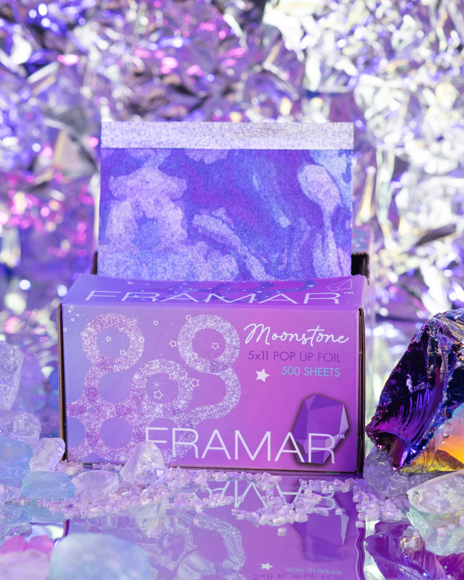 Framar Pop Up Foil Moonstone 5x11 500 Sheets