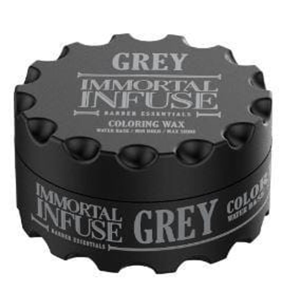 Immortal Infuse Colouring Hair Wax Grey 100ml