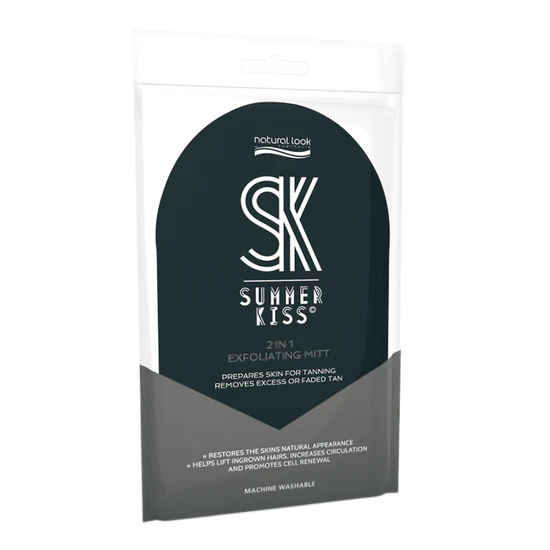 Natural Look Summer Kiss 2 In 1 Exfoliating Tanning Mitt