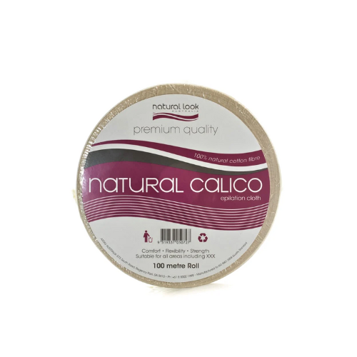 Natural Look Depilatory Cloth 3inch X 100m Calico Roll