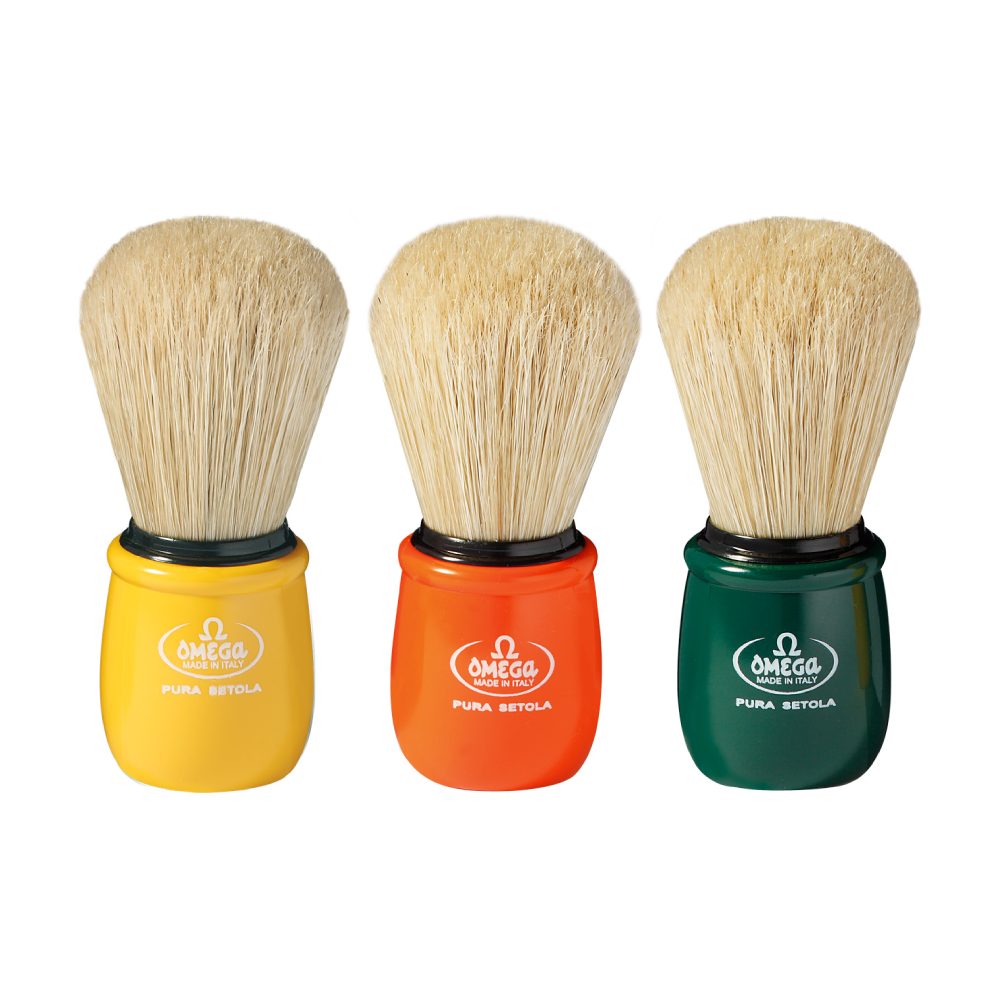 Omega Boar Bristle Shaving Brush 10051 - Yellow