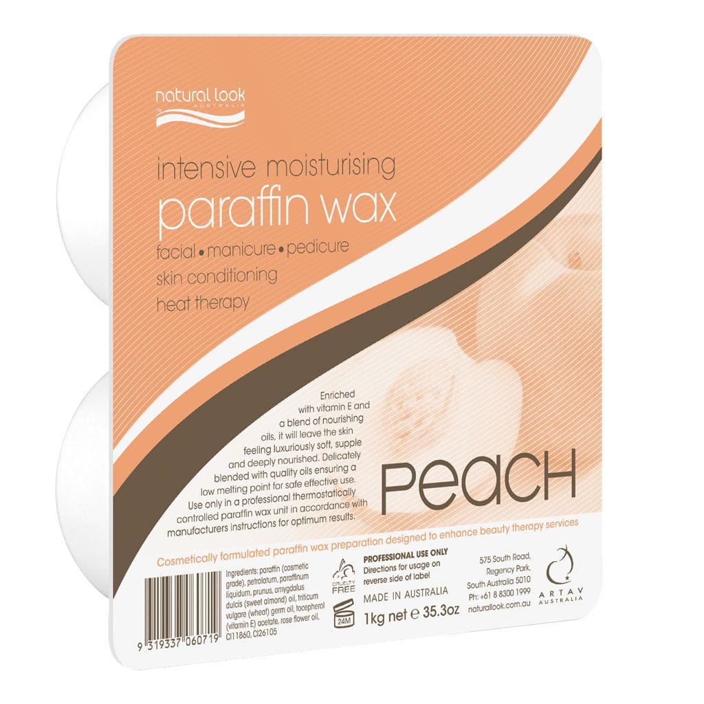 Natural Look Paraffin Wax Peach