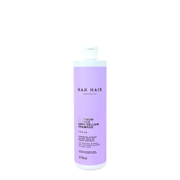 Nak Platinum Blonde Anti Yellow Shampoo 375ml