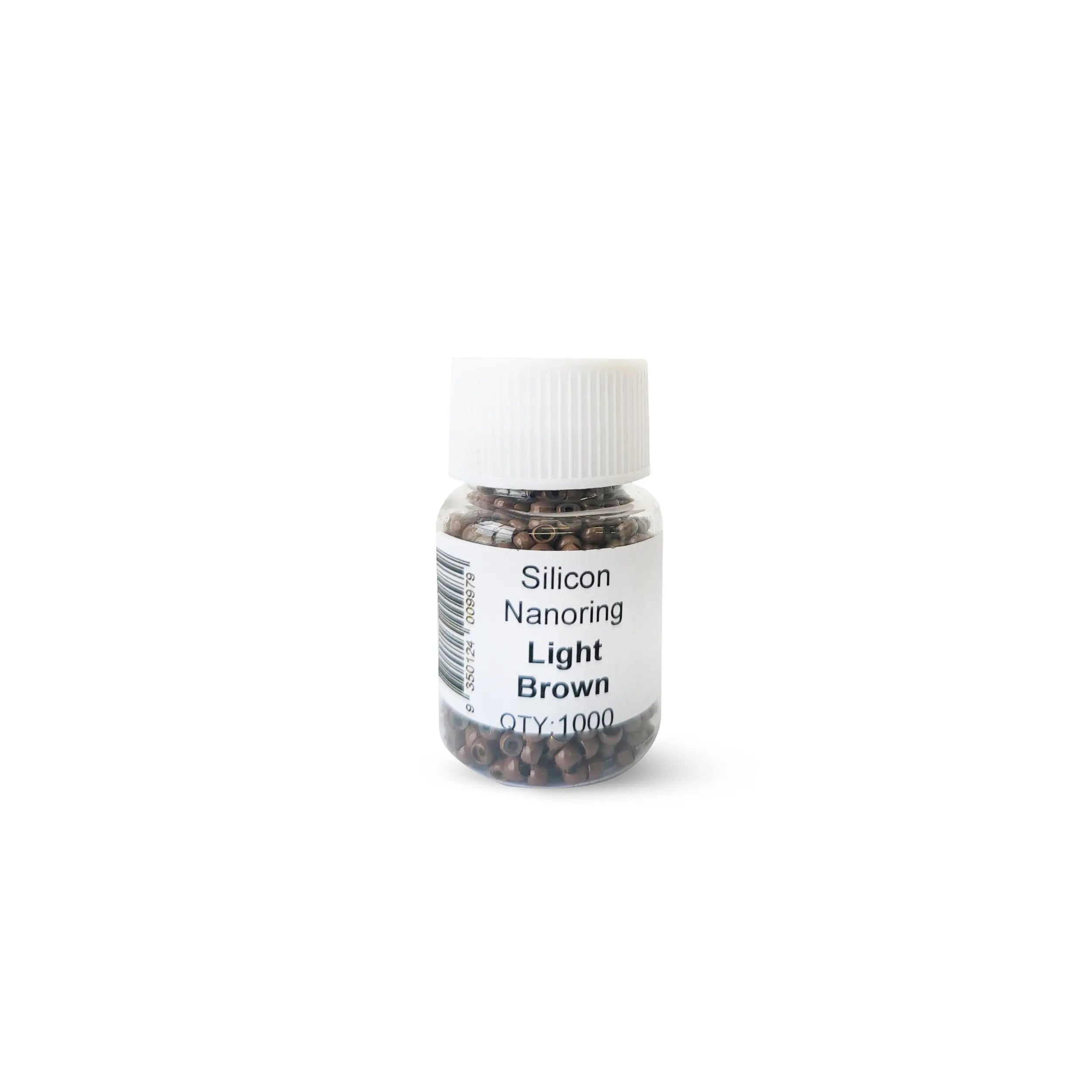 Silicon Nanoring Light Brown 1000pcs/Bottle