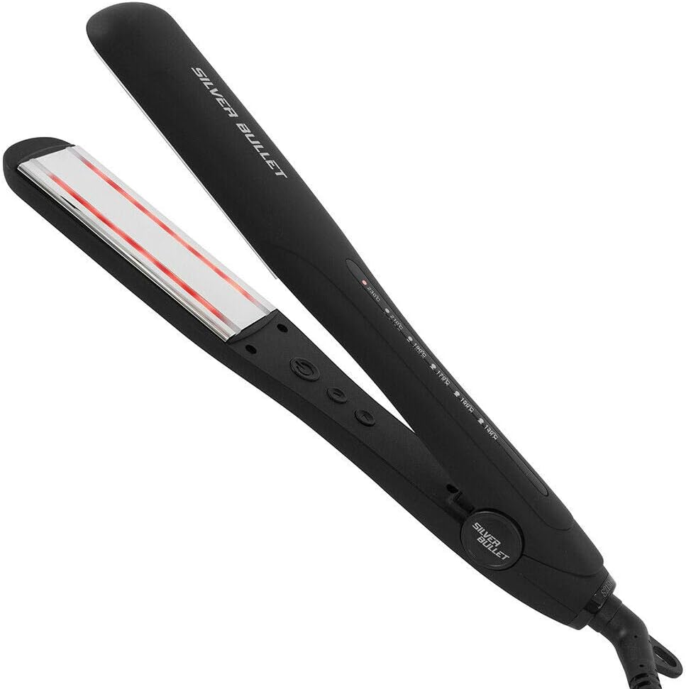 Silver Bullet Elysium 230c Titanium Infrared Heat Hair Straightener Wide - 38mm