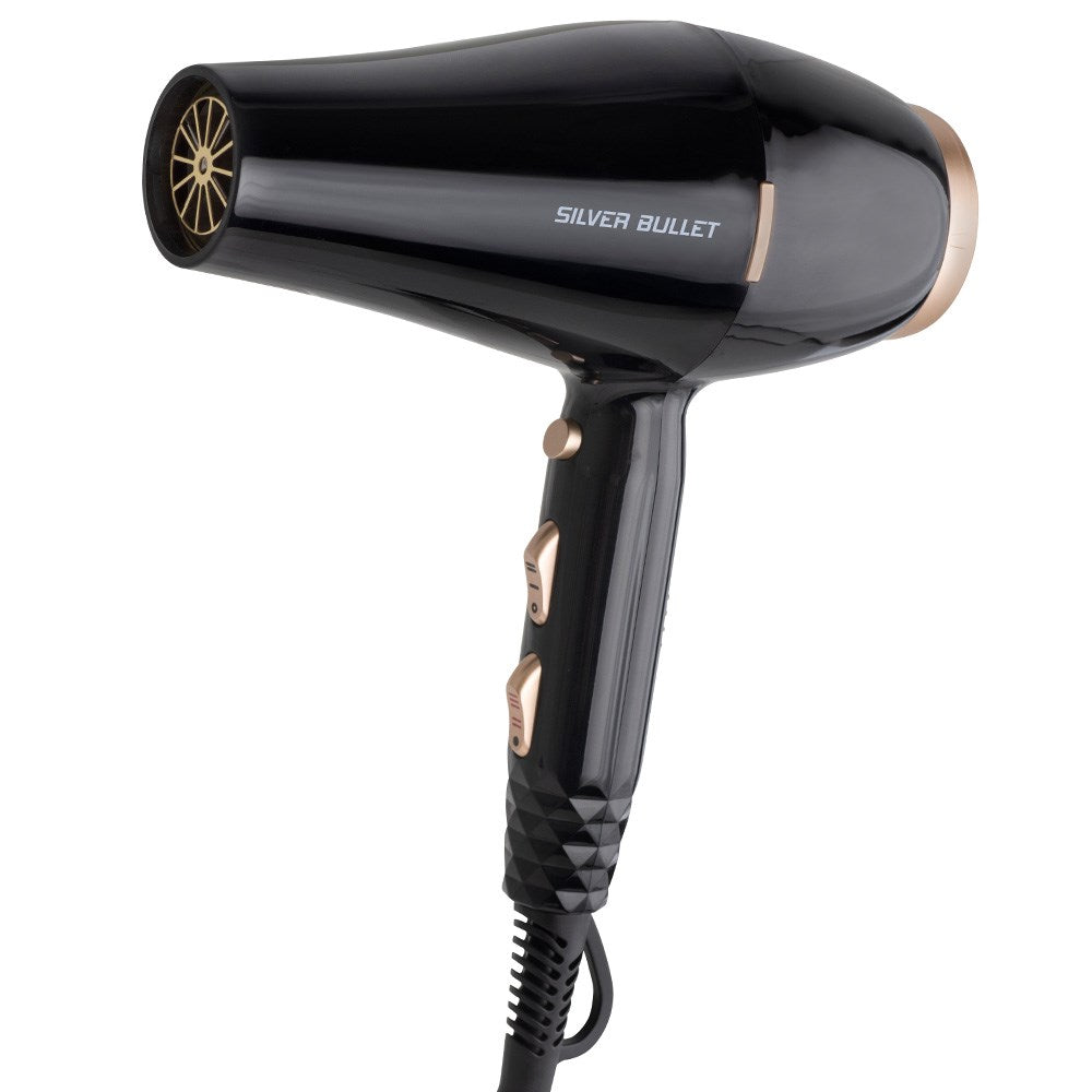 Silver Bullet Powerline Hair Dryer - Black
