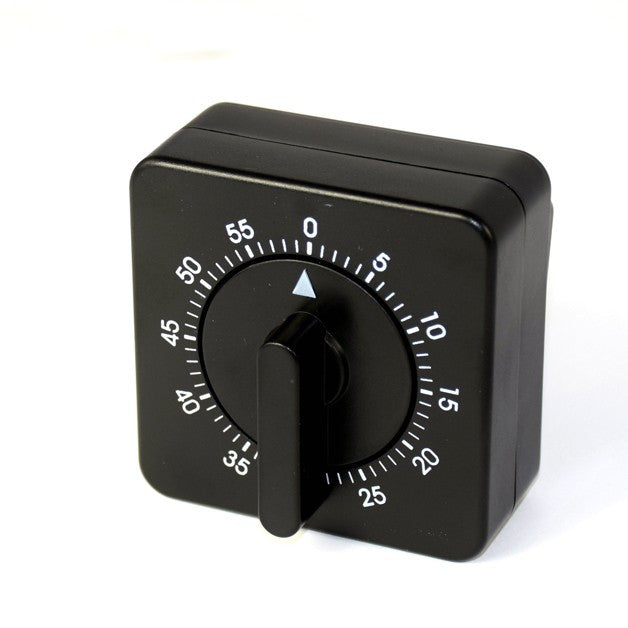 Salon Smart Black Square Timer