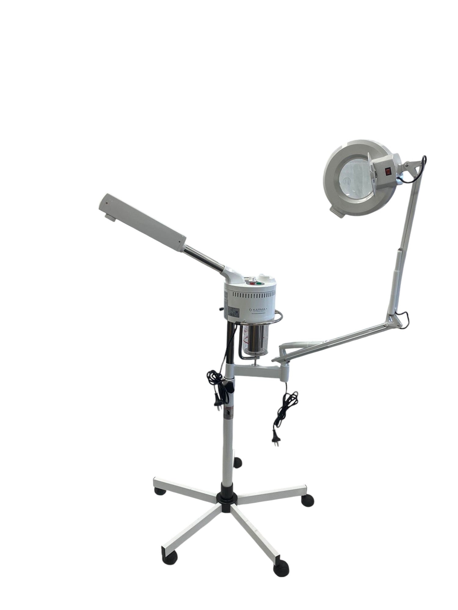 Karma Facial Steamer With Ozone - White And Led Magnifying Lamp 01050410