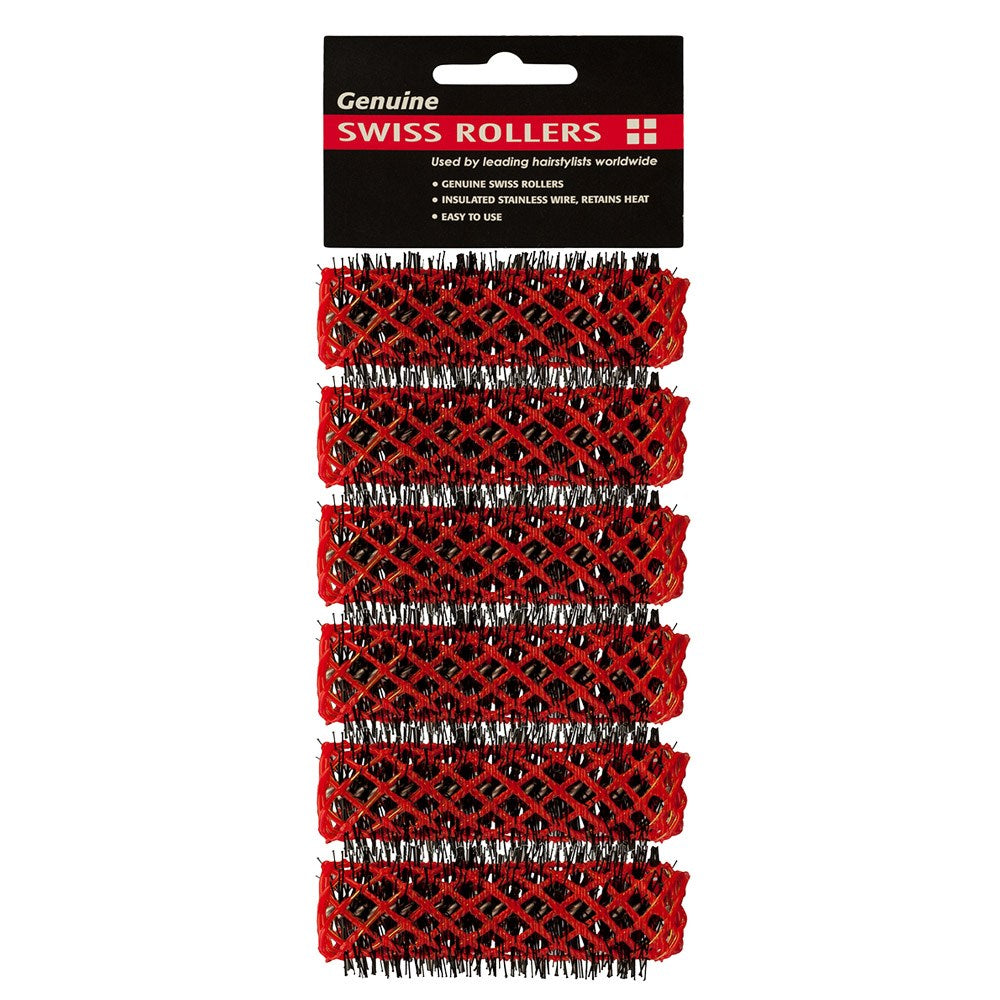 Dateline Professional Swiss Rollers 6pc 16mm Coral