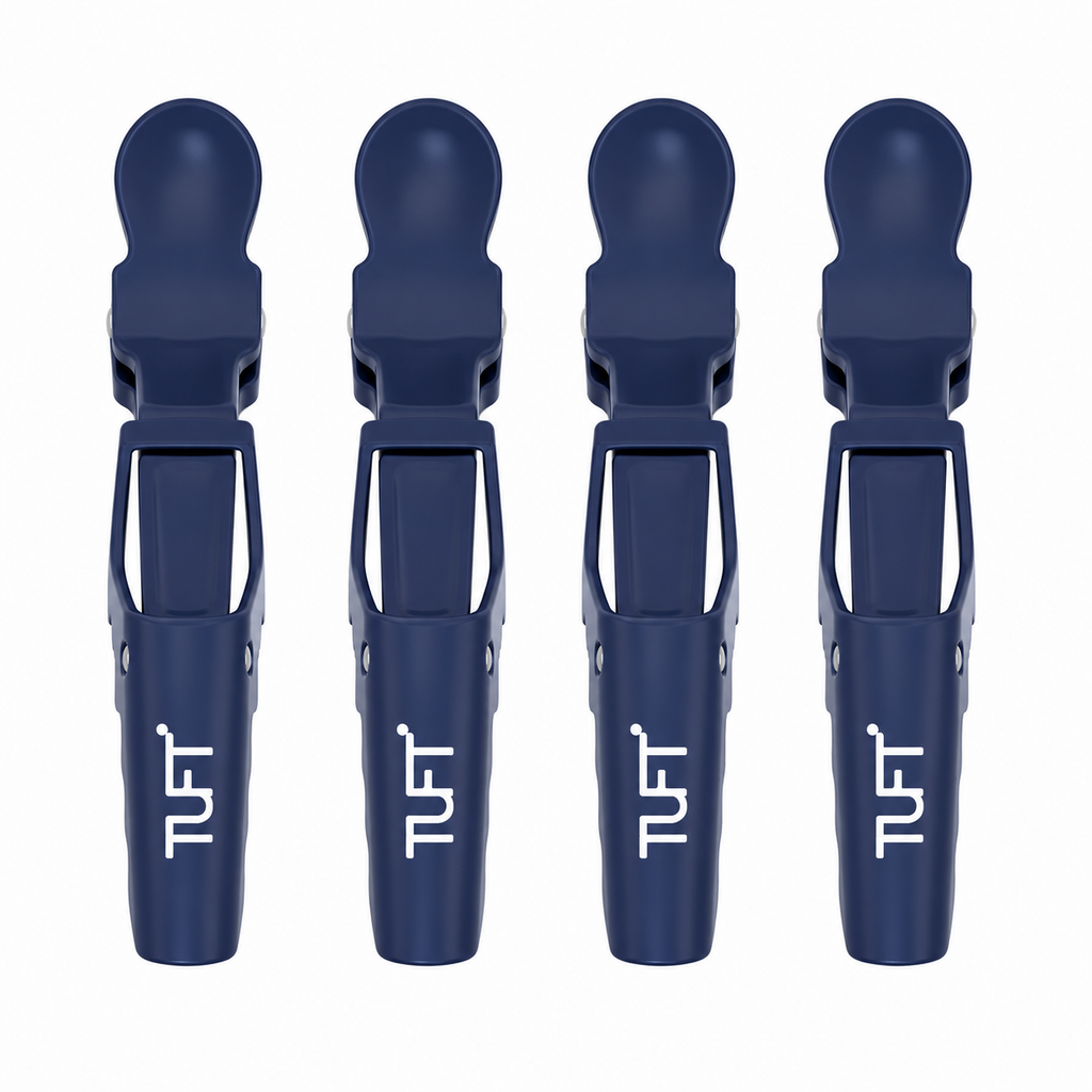 TUFT T-REX Crocodile Hair Clip 4pk Blue