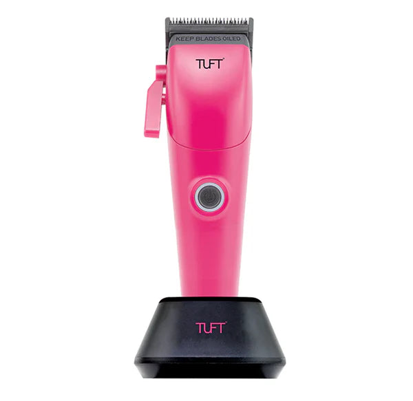 TUFT SE Professional Clipper Cordless - Pink with Lime Green Changeable Cover Limited Edition