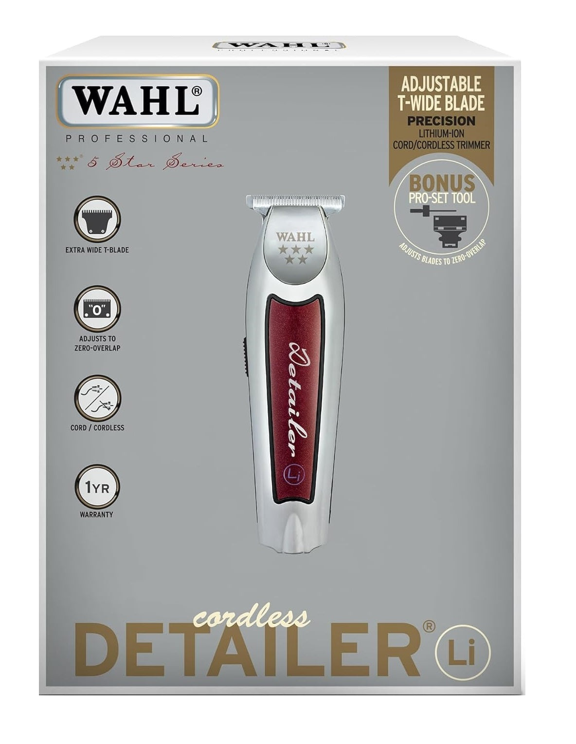 Wahl Detailer Cordless Li Trimmer