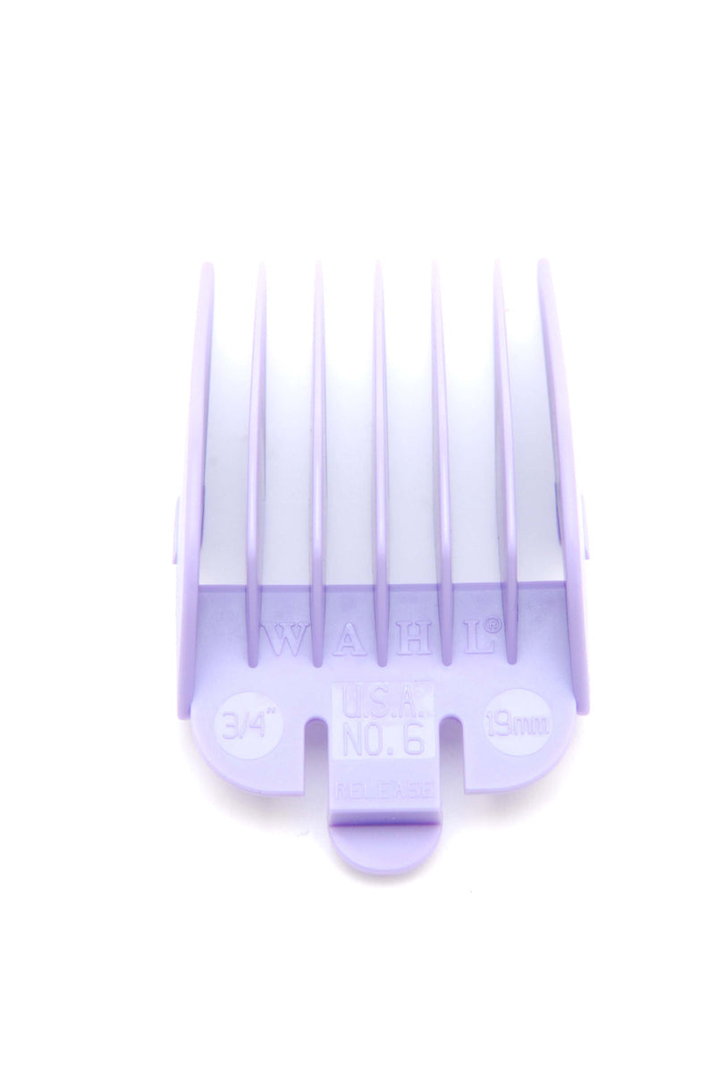 Wahl No. 6 Plastic Tab Attachment Comb 3/4inch Mauve