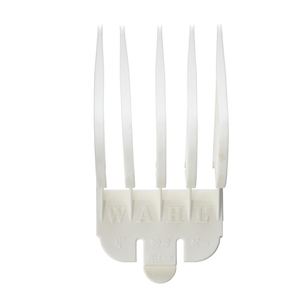 Wahl No. 10 Plastic Tab Attachment Comb 1 1/4inch Black