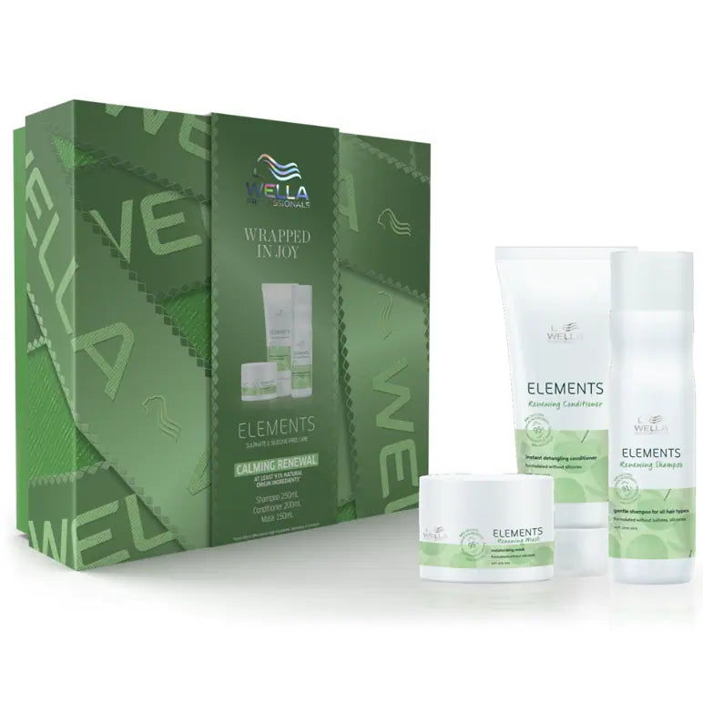Wella Elements Trio Sulfate And Silicone Free Care Pack