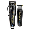Wahl Professional 5 Star Barber Combo - Black Magic Clip And Black Detailer Li Combo - Limited Edition