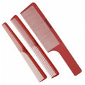 Babylisspro Barberology Comb Set 3pc - Red