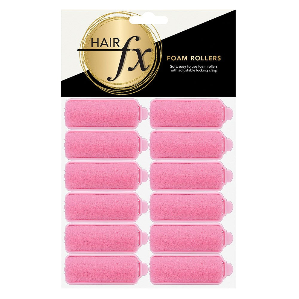 Hair Fx Foam Rollers 12pc Small