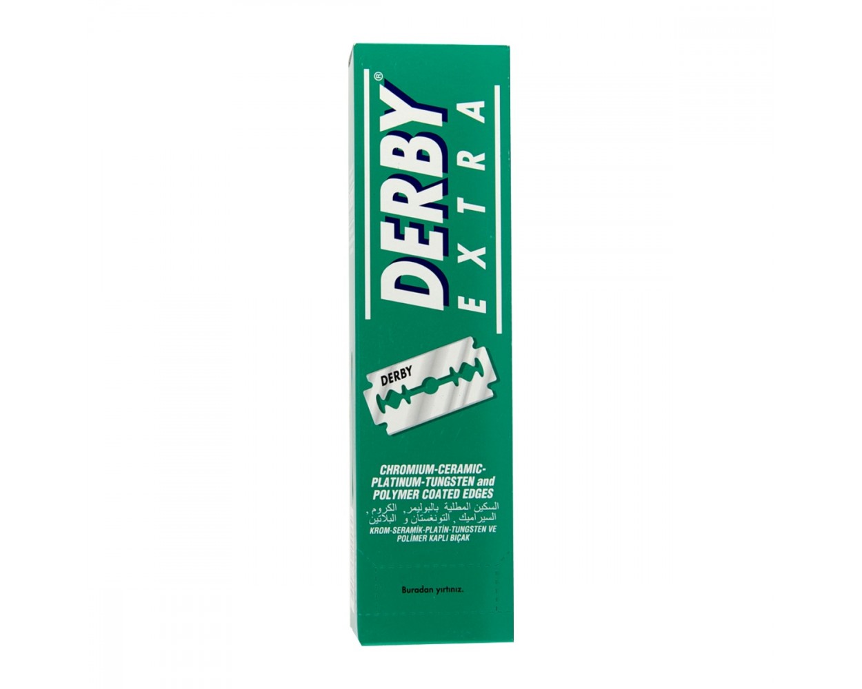 Derby Extra Double Edge Safety Razor Blades Tower - 100 Blades