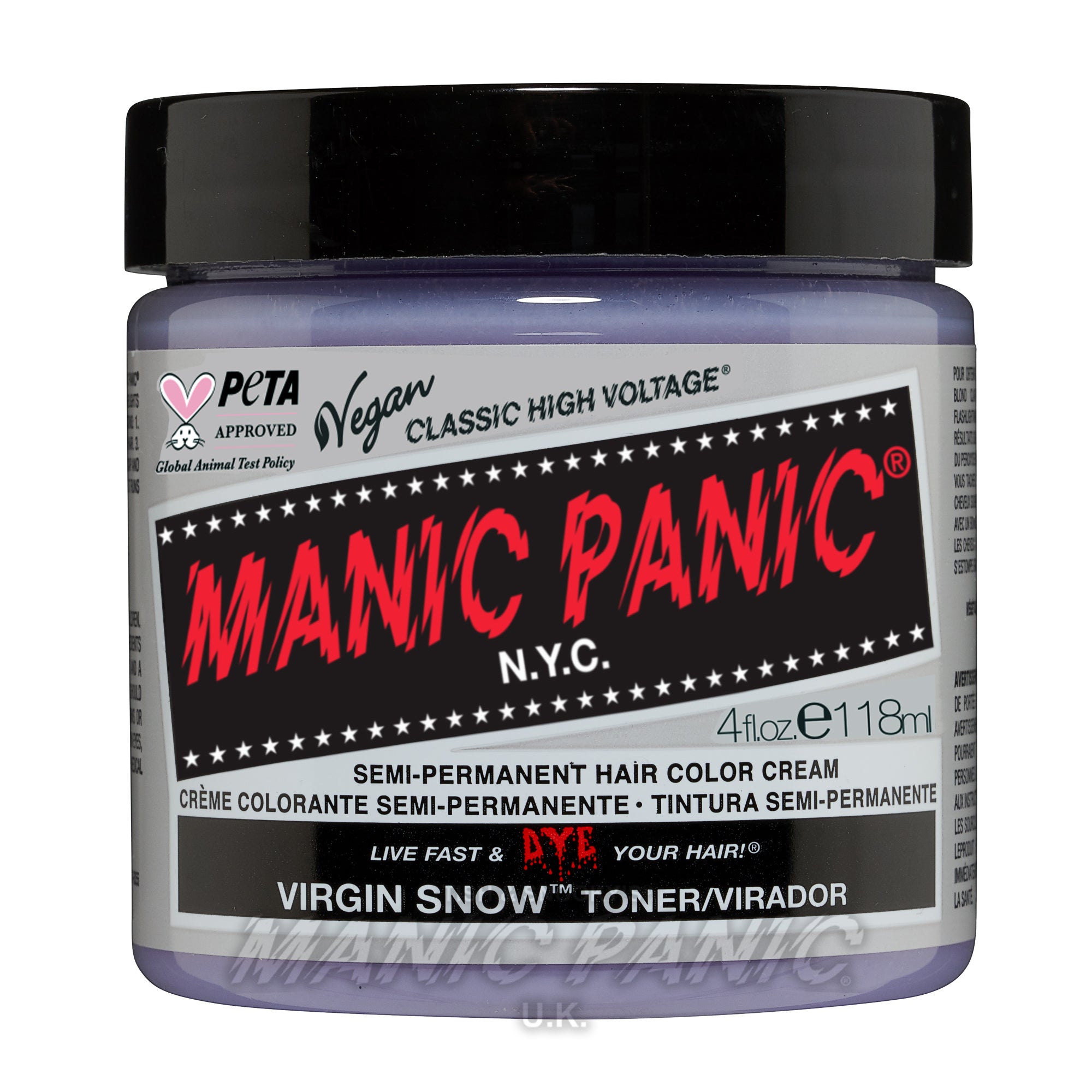 Manic Panic Classic High Voltage 118ml - Virgin Snow (Toner)