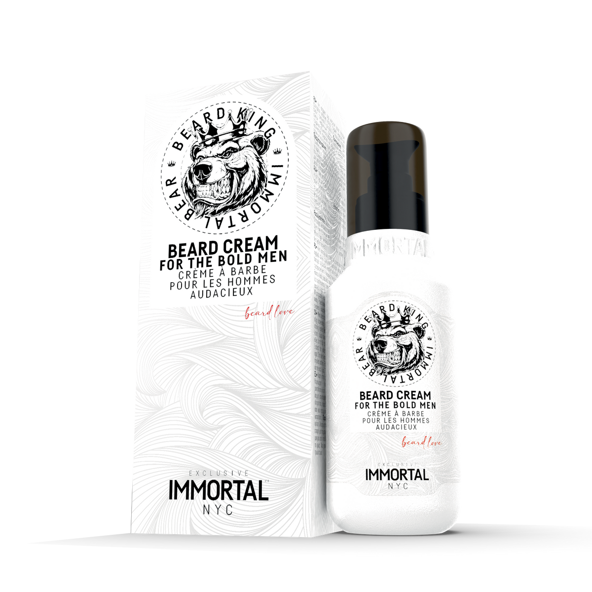 Immortal NYC Beard King Immortal Bear Beard Styling Care Cream 100ml