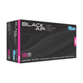 Black Air Nitrile Disposable Black Gloves 100pk - Small