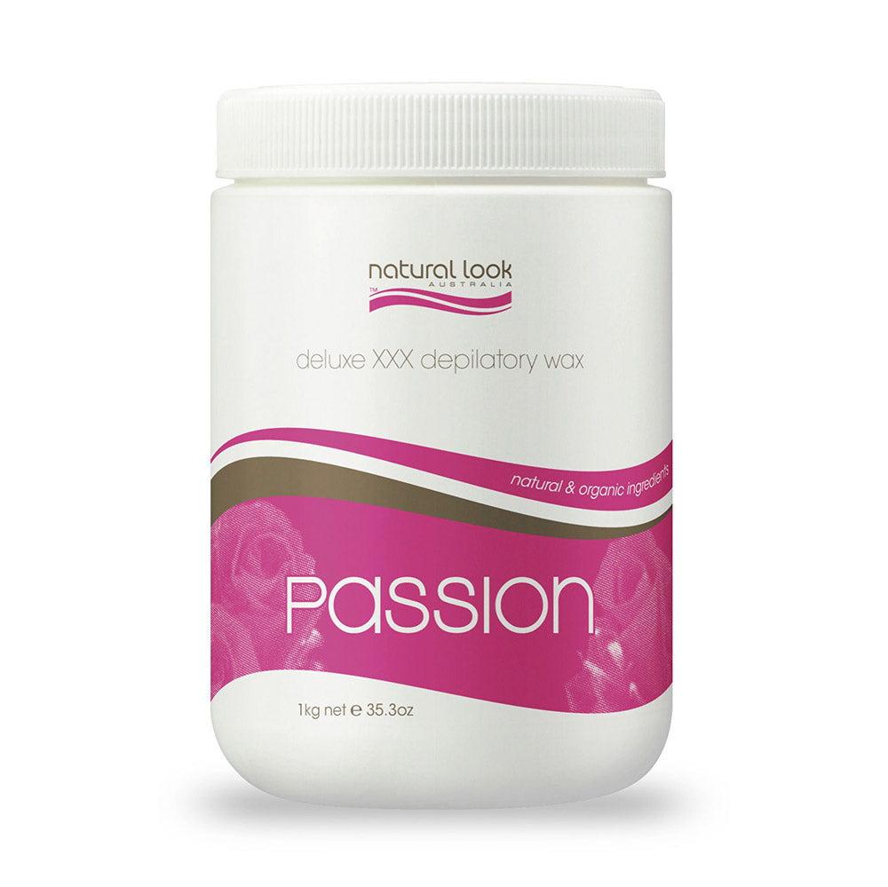 Natural Look Passion Delux Xxx Strip Wax Tub 1kg