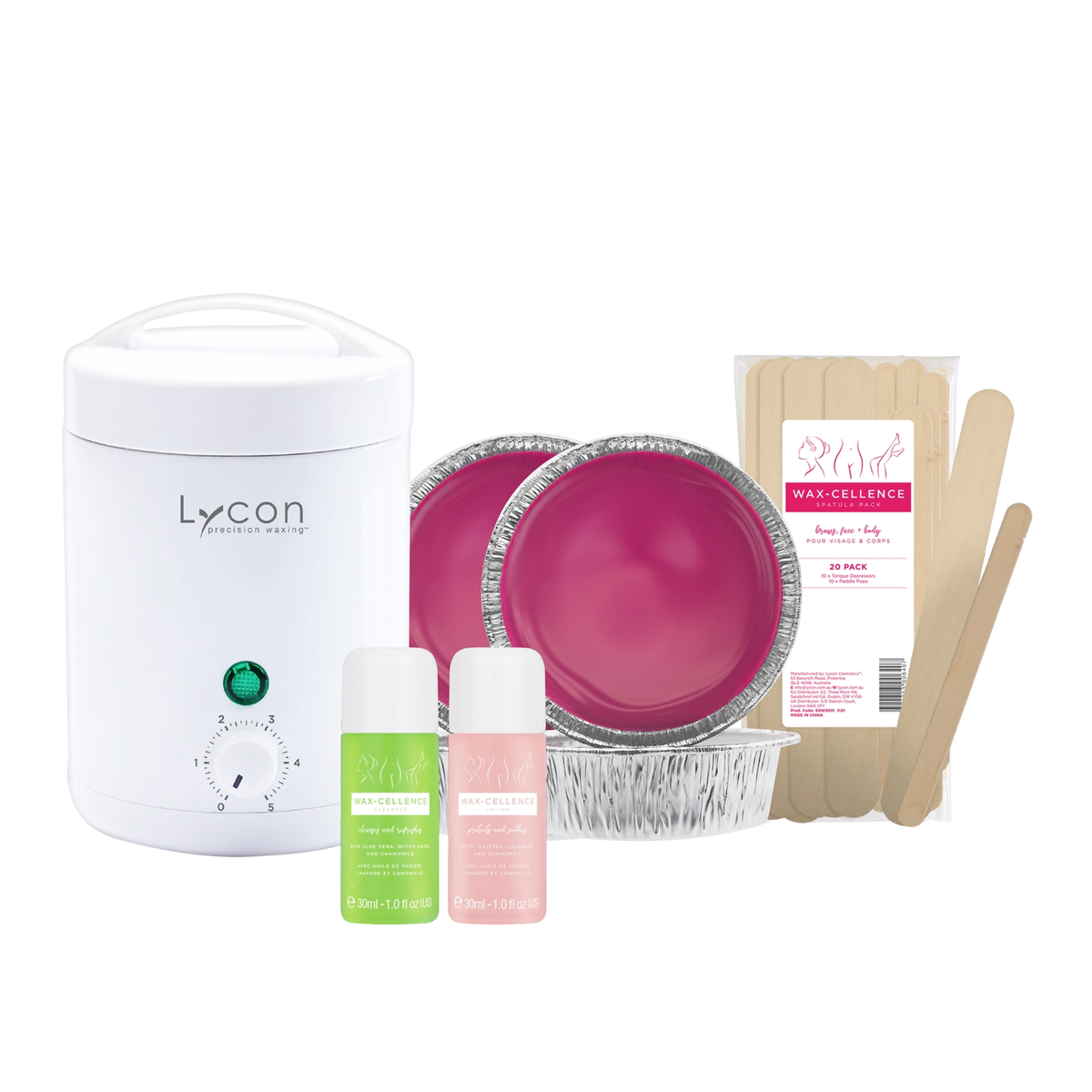 Lycon Lycon Wax-cellence Deluxe Home Waxing Kit