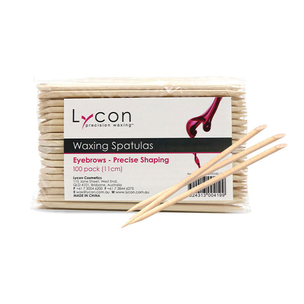 Lycon Spatulas Eyebrow Precise Shaping 11cm 100pk