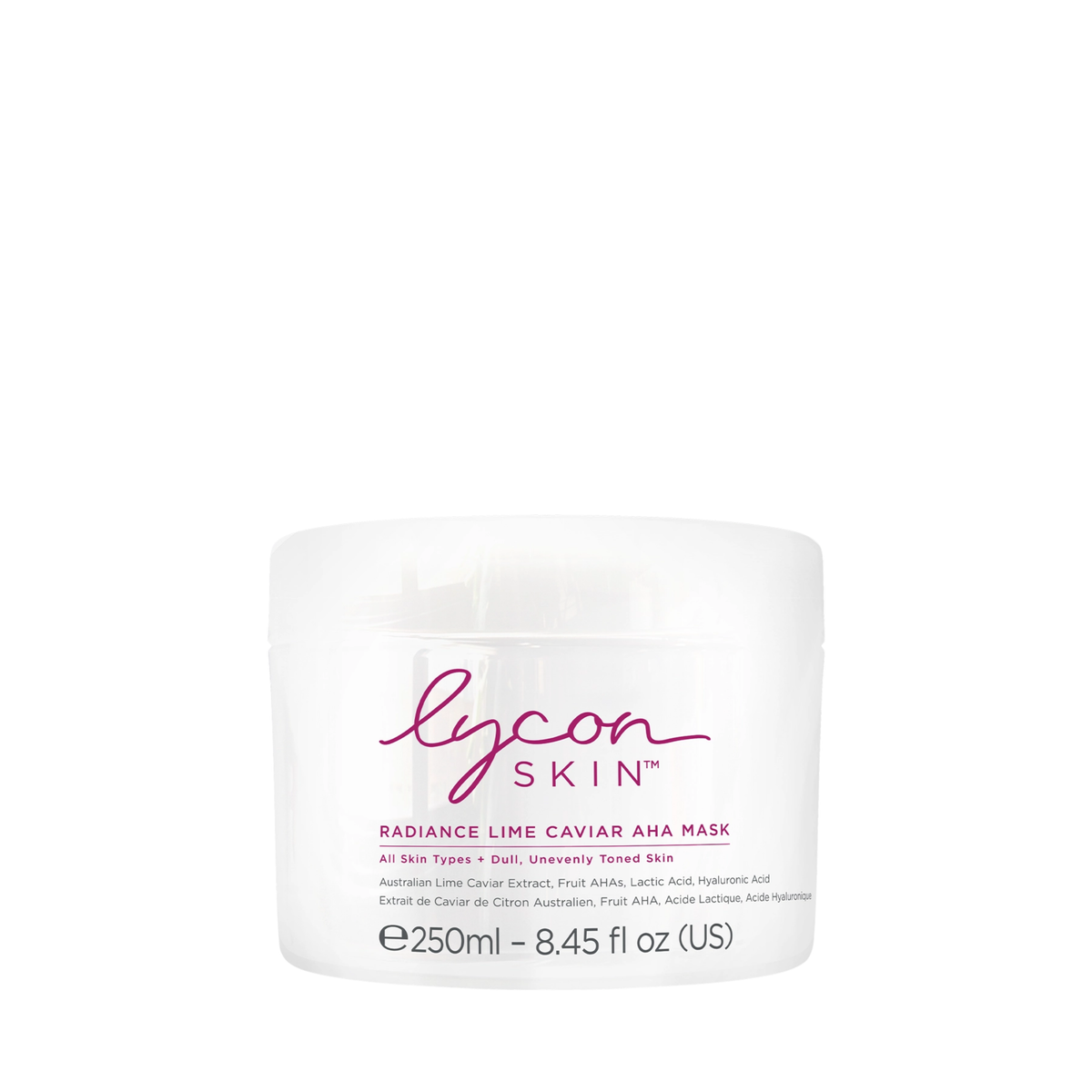 Lycon Radiance Lime Caviar Aha Mask 250ml