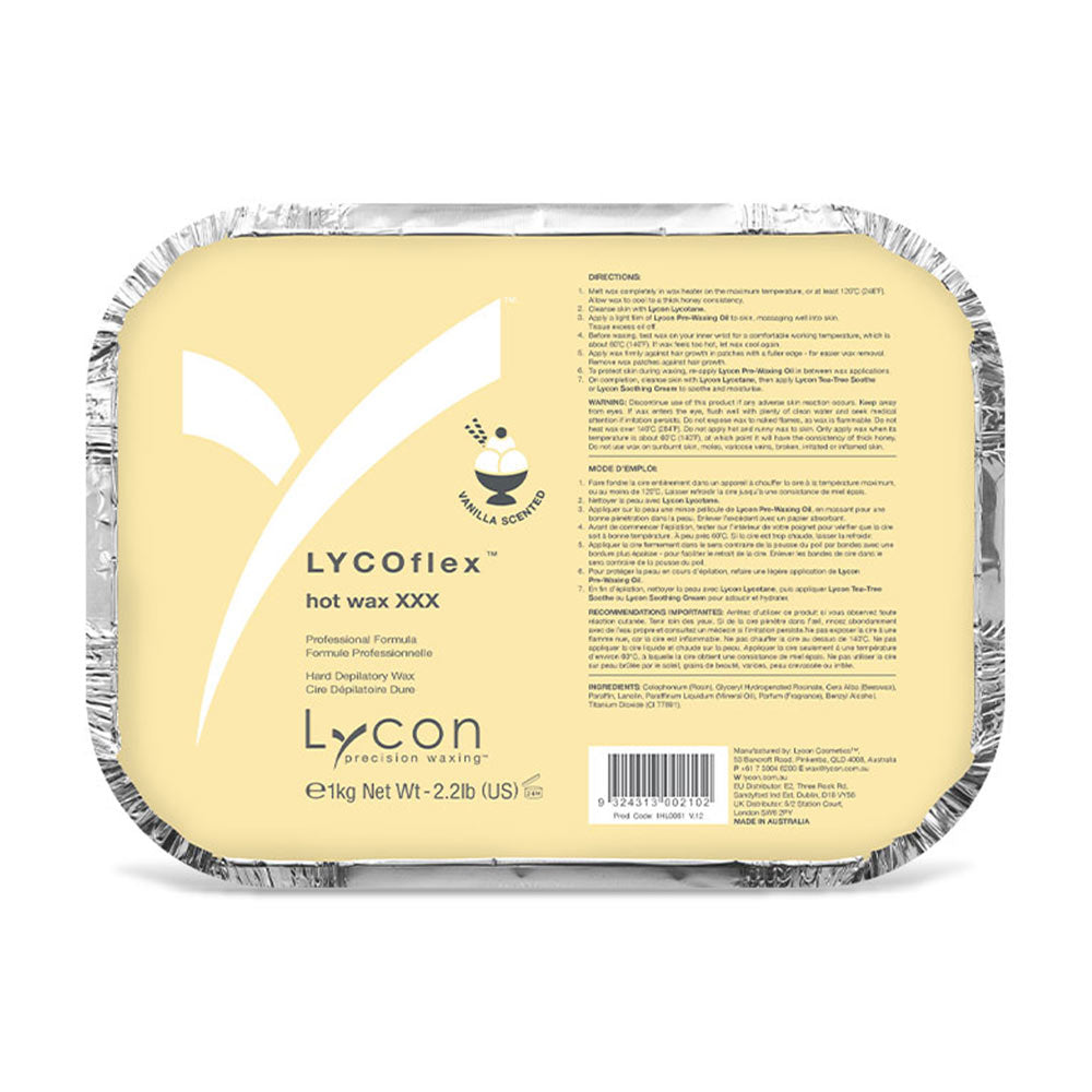 Lycon Lycoflex Vanilla Hot Wax 1kg