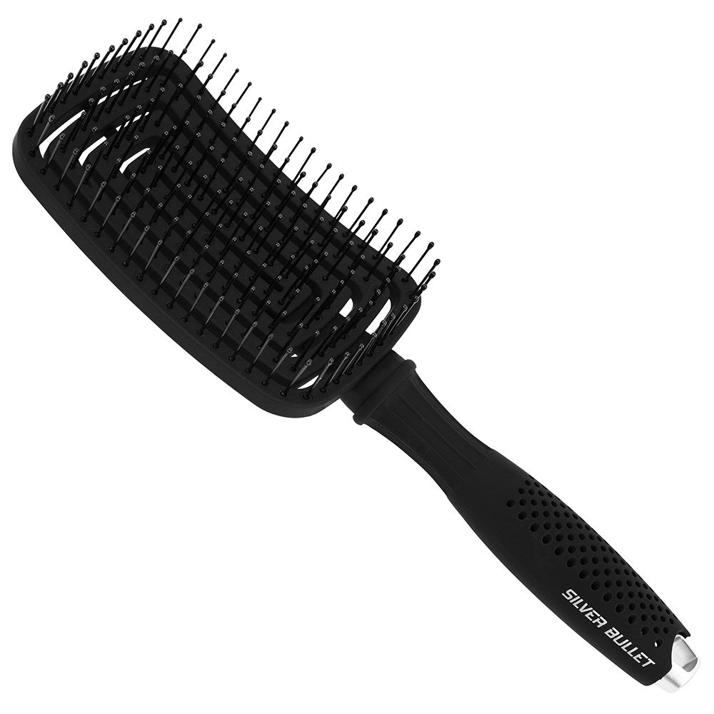 Silver Bullet Black Velvet Detangle Vent Brush