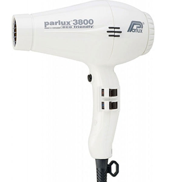 Parlux 3800 Ceramic And Ionic Hair Dryer 2100w White